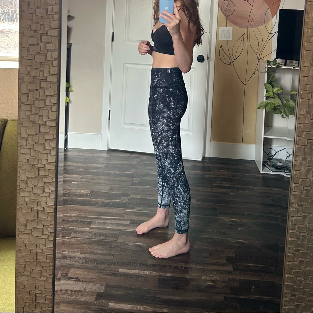 Lululemon Wunder Under Print Leggings